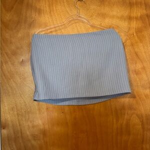 Abercrombie & Fitch Menswear Mini Skort | Blue Stripe | Size M